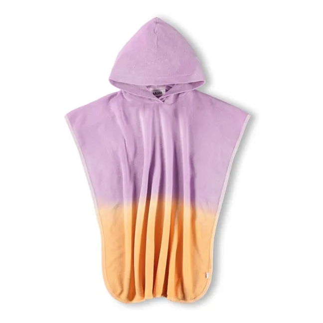 Poncho Beach Cover Up Zweifarbig | Violett