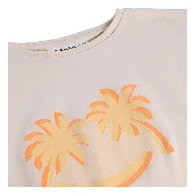 Poncho Rassita Palm Smile | Beige