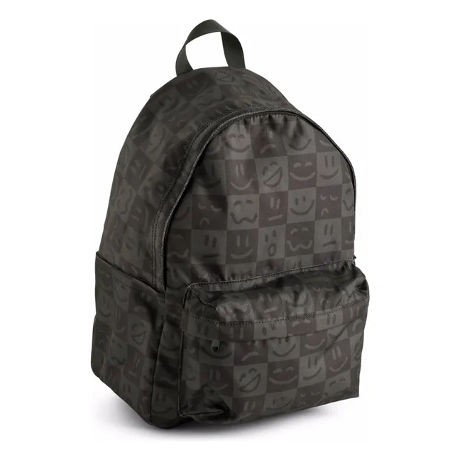 Mio Backpack Recycled Fiber Flowers | Ecru