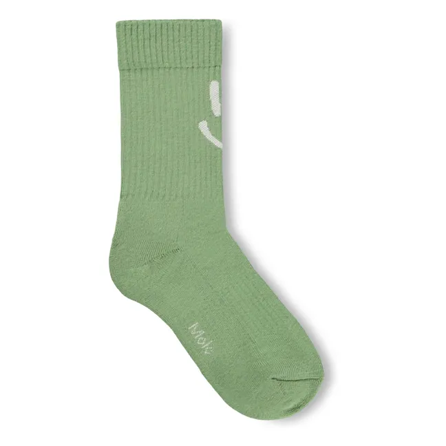 Lot de 2 Paires de Chaussettes Norman Smile | Vert