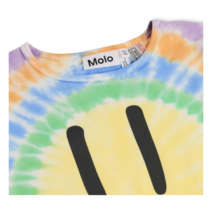 Pyjama Short Luvis Smile Tie and Dye Coton Bio | Orange- Image produit n°1