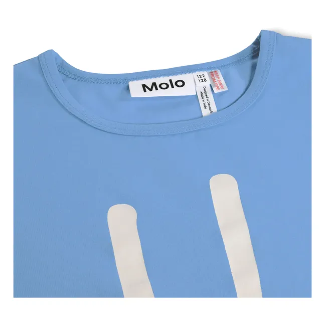 Pyjama Short Luvis Smile Organic Cotton | Blue