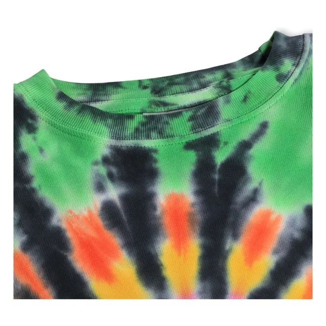 Sudadera Memphis Tie and Dye de algodón orgánico | Negro