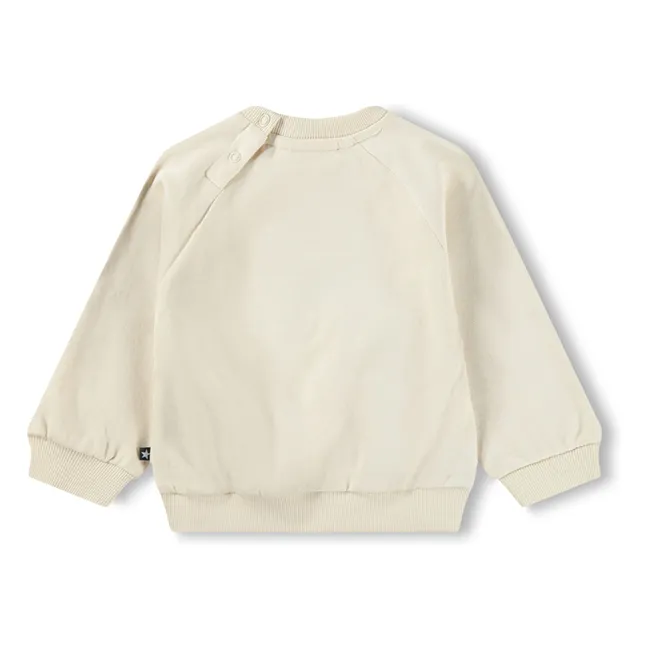 Sudadera de algodón orgánico Rainbow Disc | Crudo
