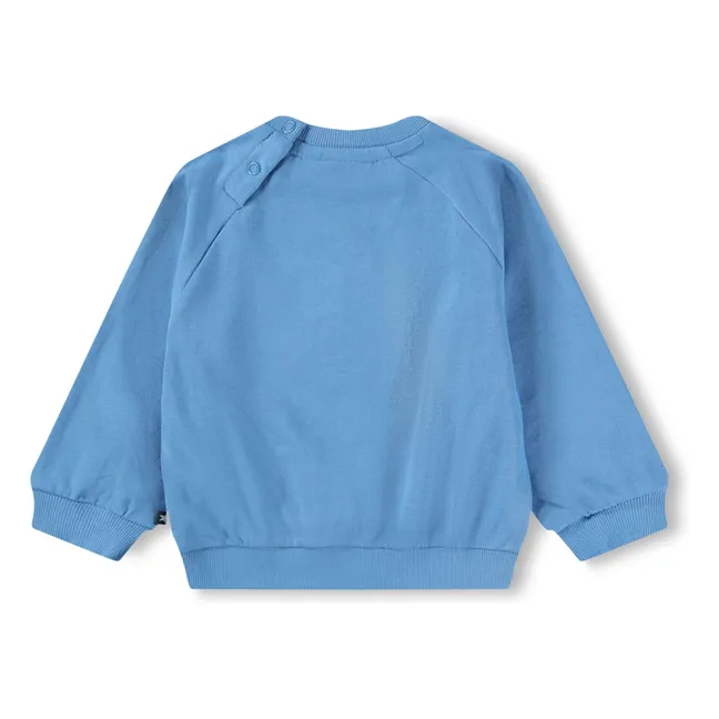 Disc Smiley Sweat Algodón orgánico | Azul