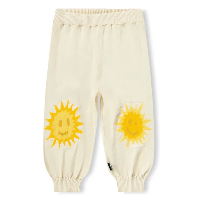 Jogger Sol Soleil in cotone biologico | Ecru