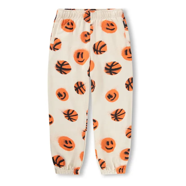 Adan Basketball Organic Cotton Jogger | Ecru