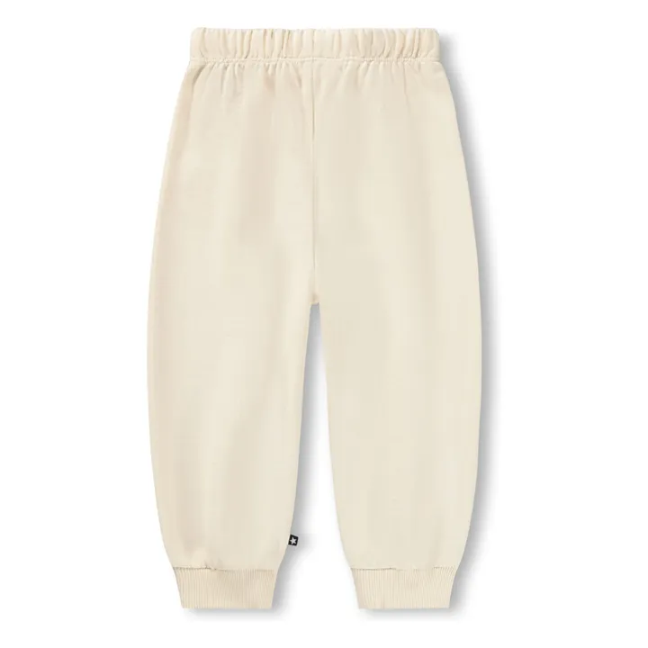 Jogger Simeon Arcs-en-ciel Coton Bio | Ecru- Image produit n°3