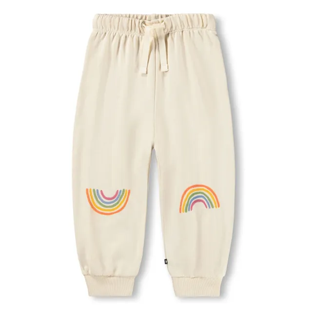 Simeon Rainbow joggers Organic cotton | Ecru