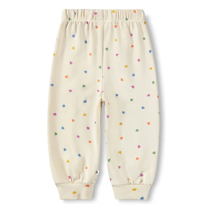 Simeon Jogger Corazones Algodón Ecológico | Crudo- Imagen del producto n°3