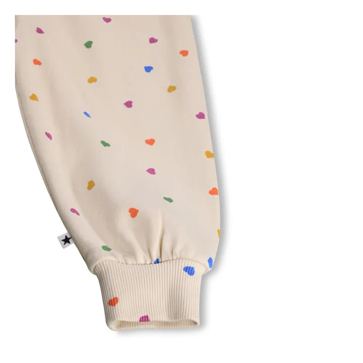 Simeon Jogger Corazones Algodón Ecológico | Crudo- Imagen del producto n°2