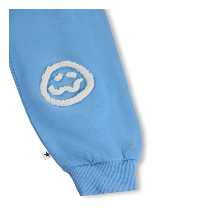 Jogger Simeon Smileys Coton Bio | Bleu- Image produit n°2