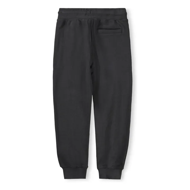Alvar Smile organic cotton joggers | Black