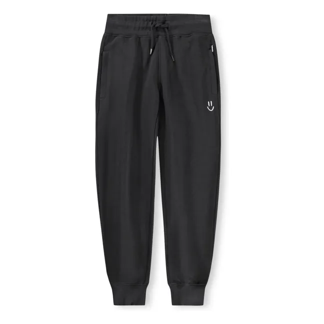 Alvar Smile Jogger Bio-Baumwolle | Schwarz