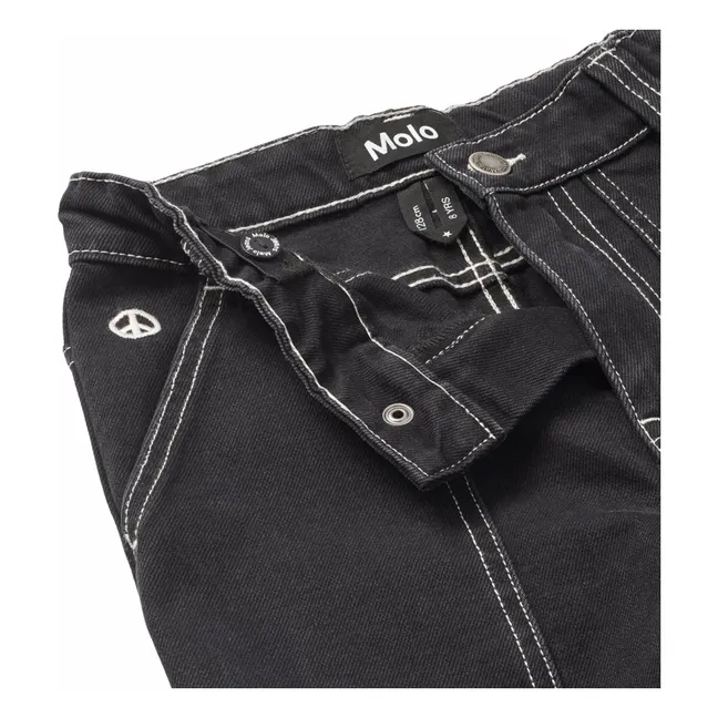 Jean Alton Coton Bio | Denim noir
