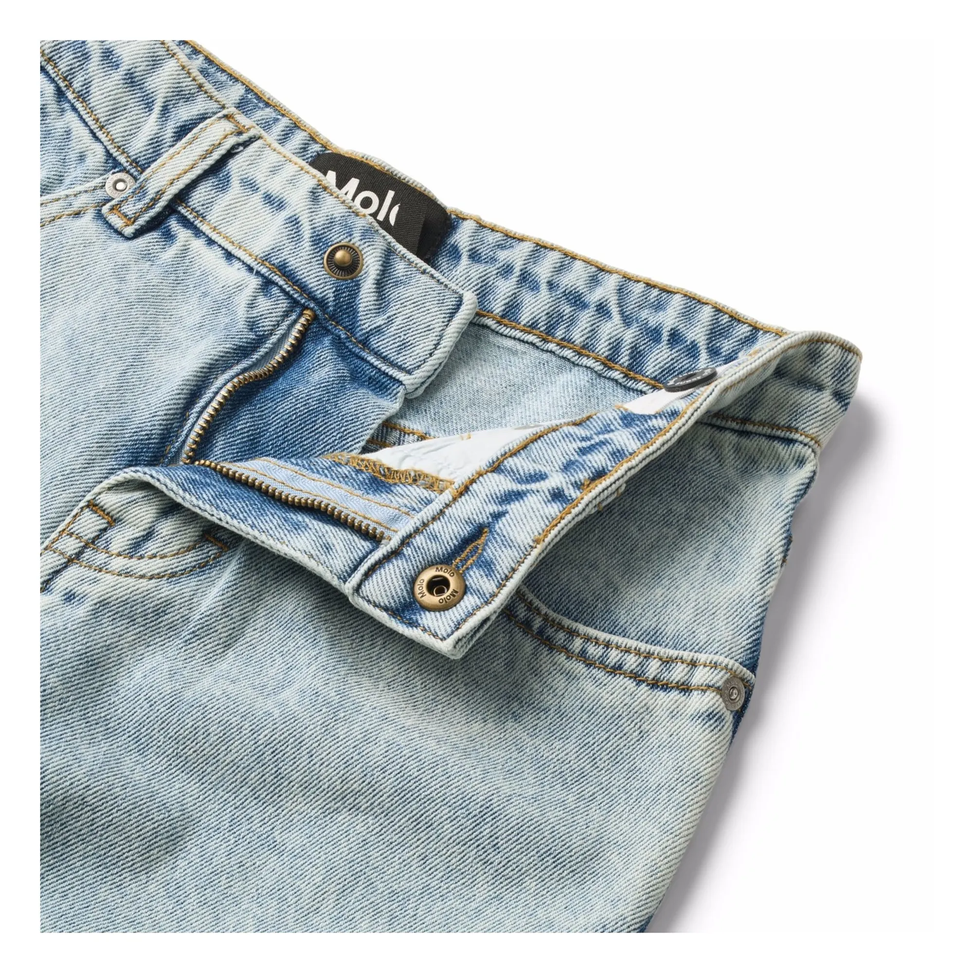Jean Aiden Coton Bio | Bleu Clair- Image produit n°1