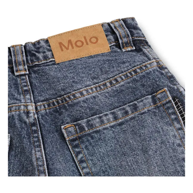 Bermuda Denim Alphie Coton Bio | Bleu