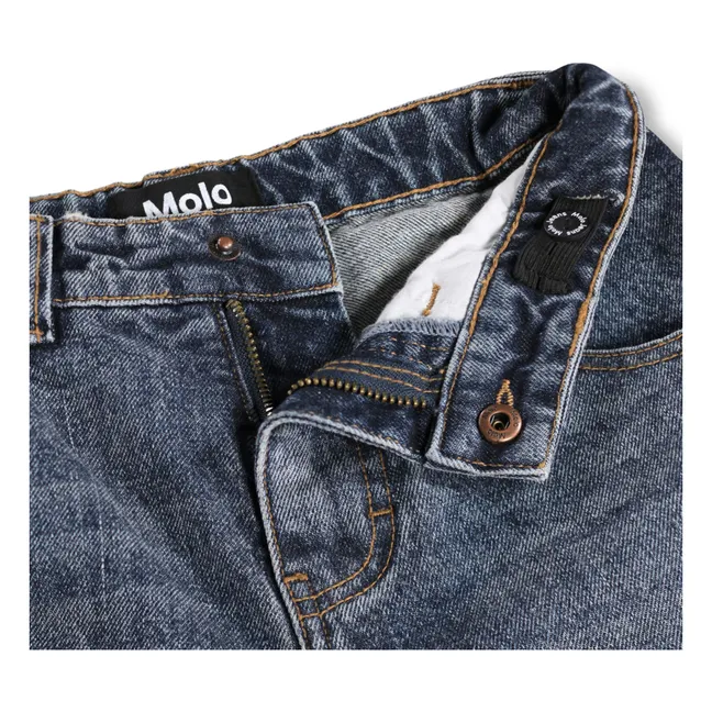 Bermuda Denim Alphie Coton Bio | Bleu