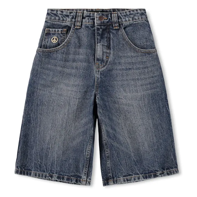 Bermudas Alphie Denim Algodón orgánico | Azul