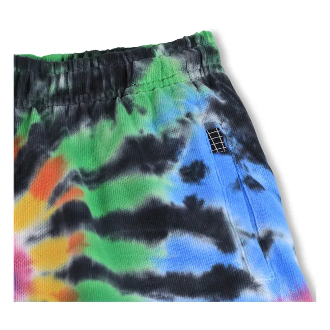 Amile Tie and Dye Organic Cotton Shorts | Black