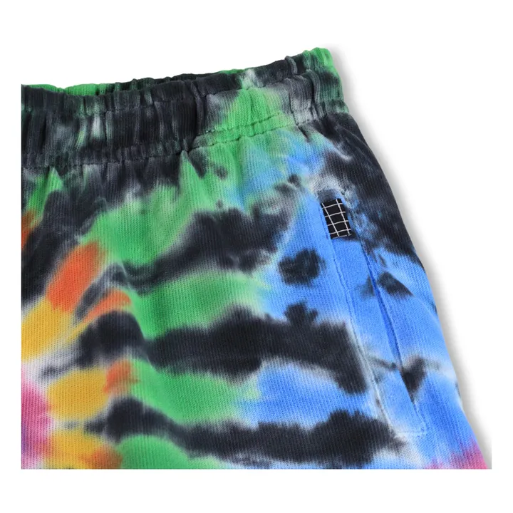 Pantalones cortos de algodón ecológico Amile Tie and Dye | Negro- Imagen del producto n°2