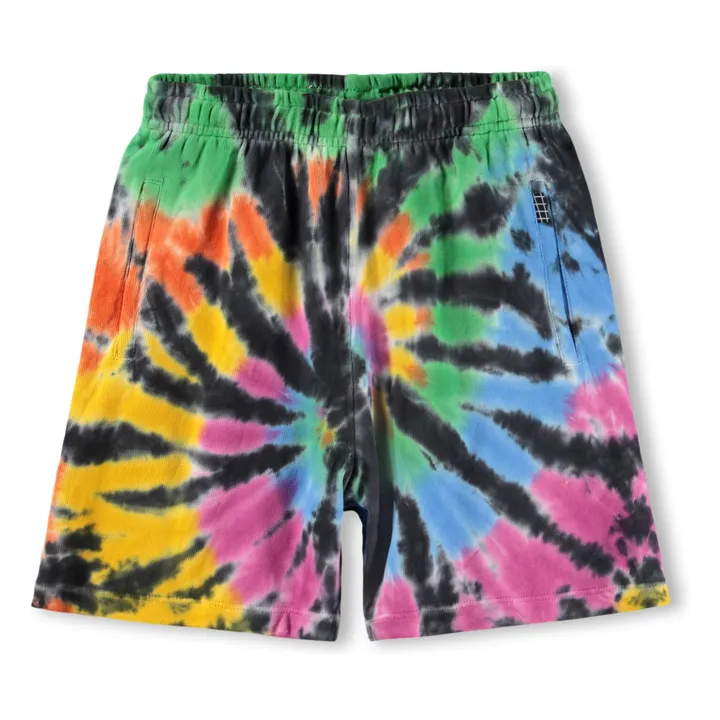 Pantalones cortos de algodón ecológico Amile Tie and Dye | Negro- Imagen del producto n°0