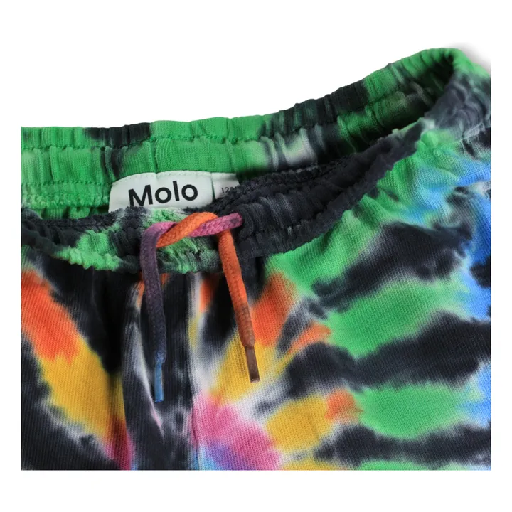 Short Amile Tie and Dye Coton Bio | Noir- Image produit n°1