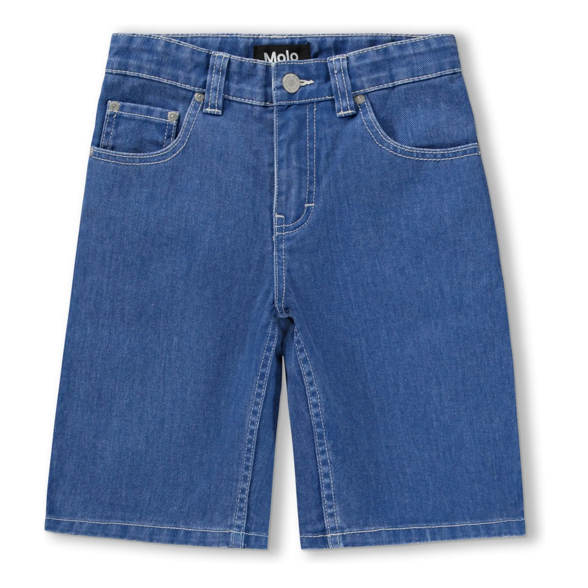 Molo Blue Bermuda Denim Art
