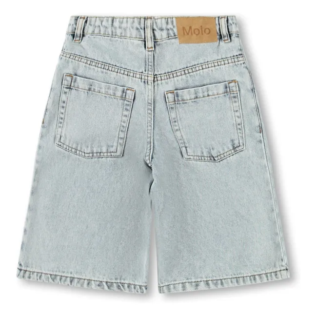 Bermuda Denim Art Coton Bio | Bleu Clair