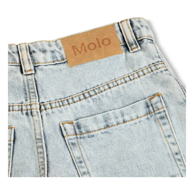 Denim Bermuda Art Organic Cotton | Light Blue