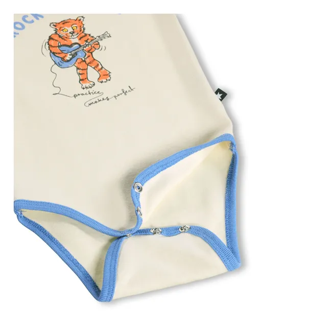 Body Fossie Rock'N'Roar Coton Bio | Ecru
