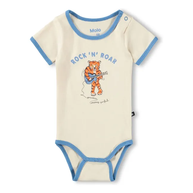 Body Fossie Rock'N'Roar Coton Bio | Ecru