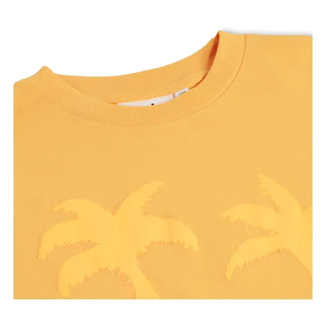 T-shirt Riley Palm Smile Coton Bio | Orange
