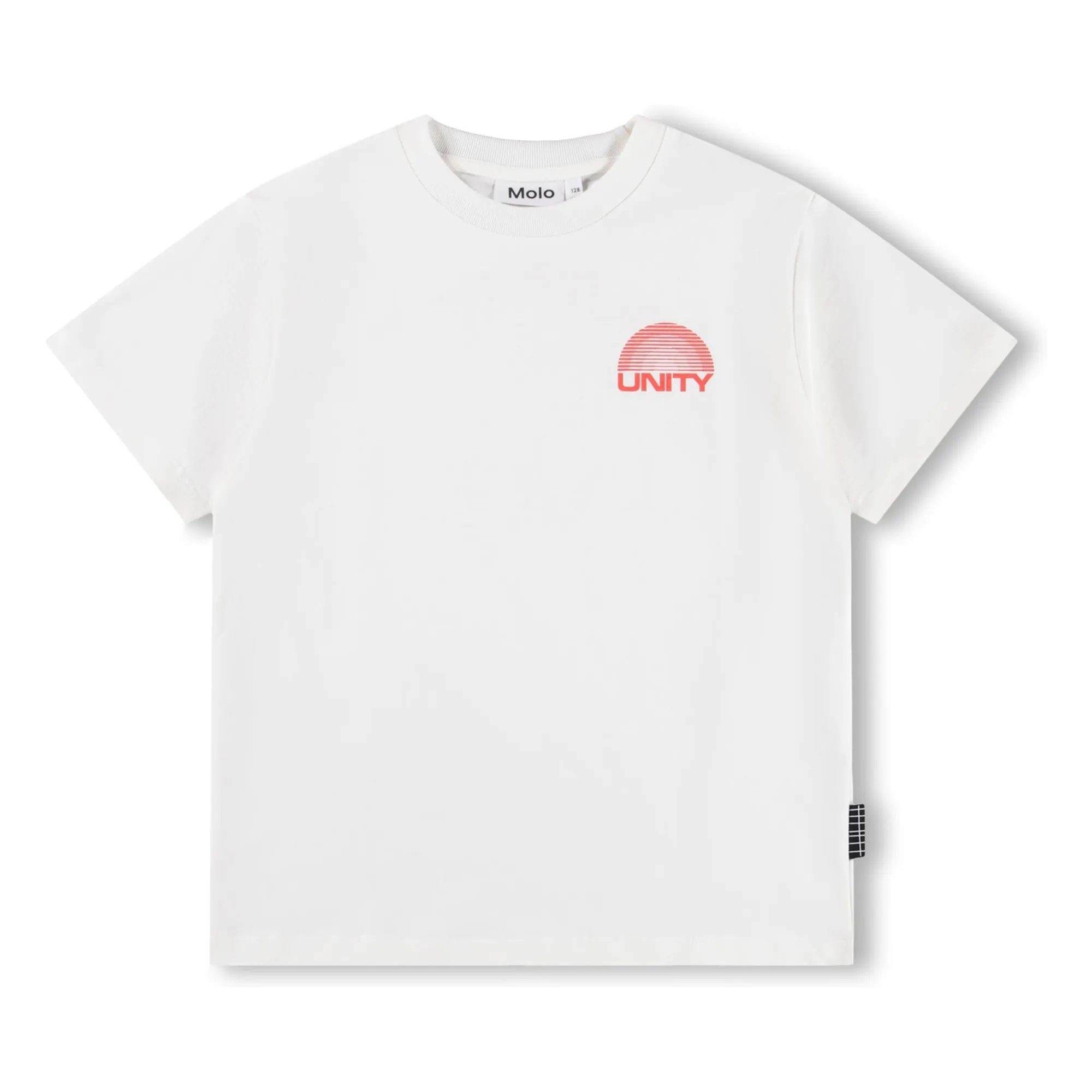 Molo White Riley Unity Organic Cotton T-Shirt