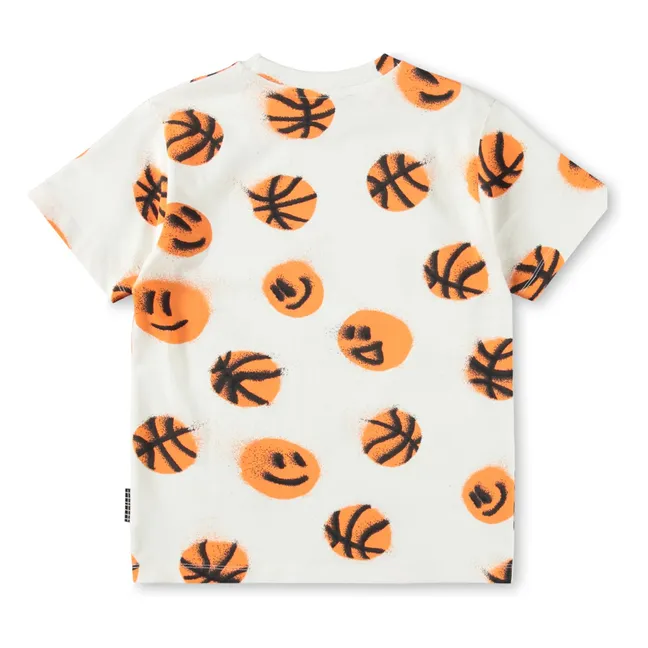 T-shirt Riley Basketball Coton Bio | Blanc