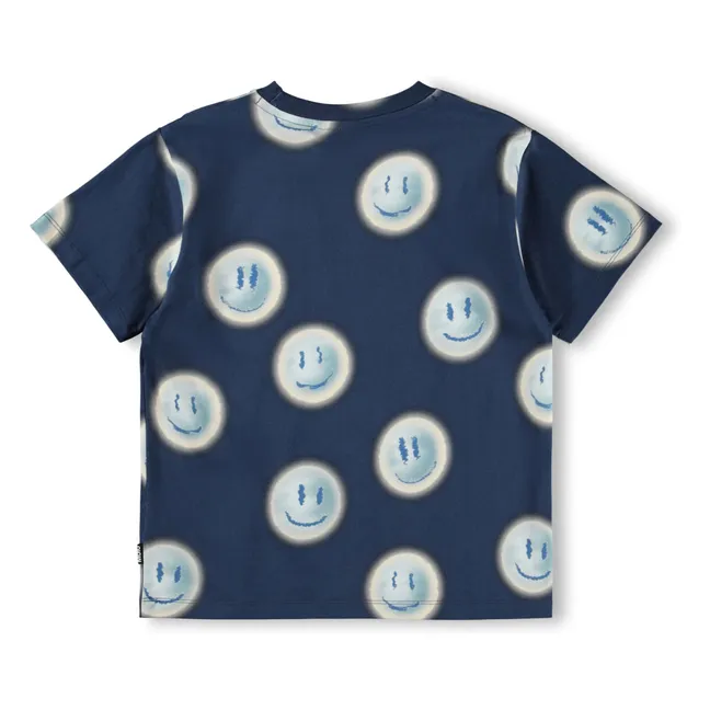 T-shirt Riley Smileys Coton Bio | Bleu marine