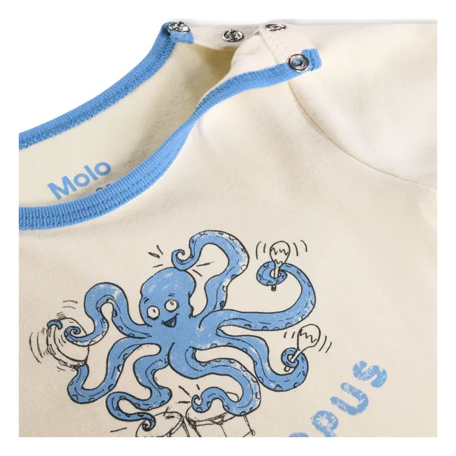 Camiseta Easy Rocktopus Algodón orgánico | Crudo