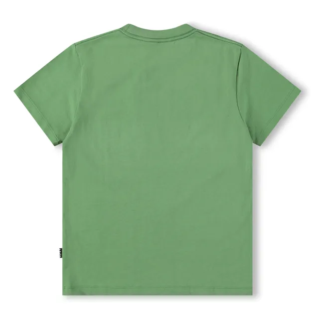 Roxo Smile organic cotton T-shirt | Green
