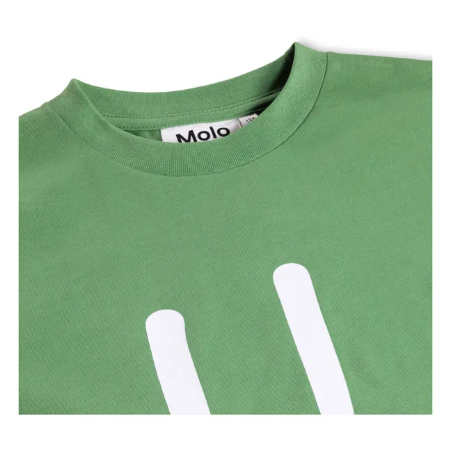 T-shirt Roxo Smile Coton Bio | Vert