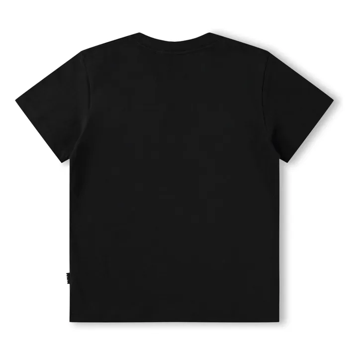 T-shirt Roxo Smile Coton Bio | Noir- Image produit n°2