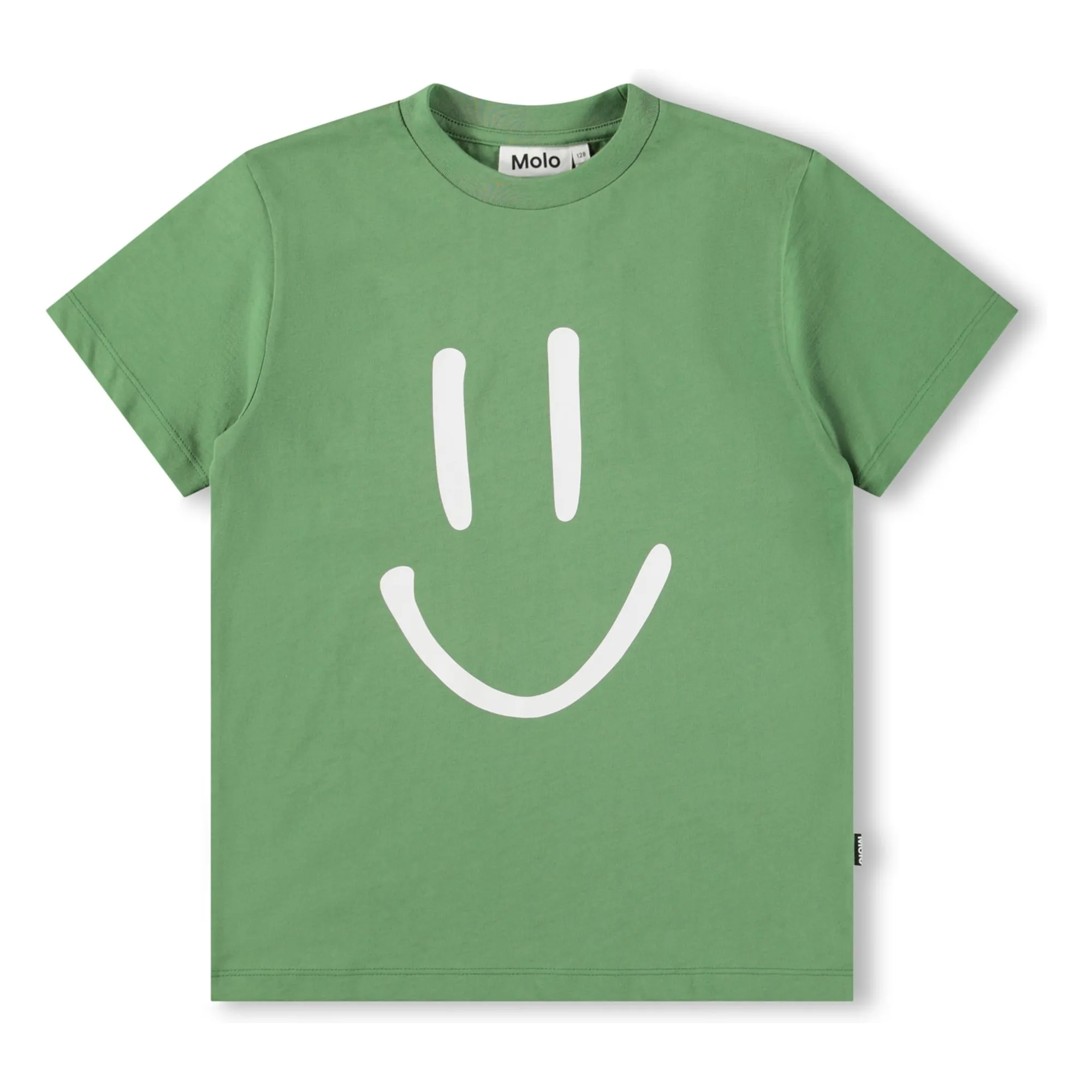 Molo Green Roxo Smile Organic Cotton T-Shirt