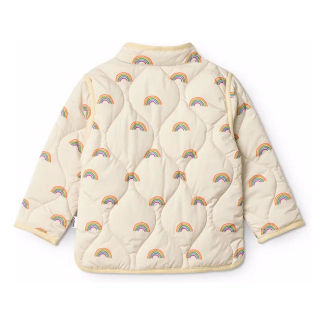 Veste Harrie Arcs-en-ciel Fibres Recyclées | Ecru