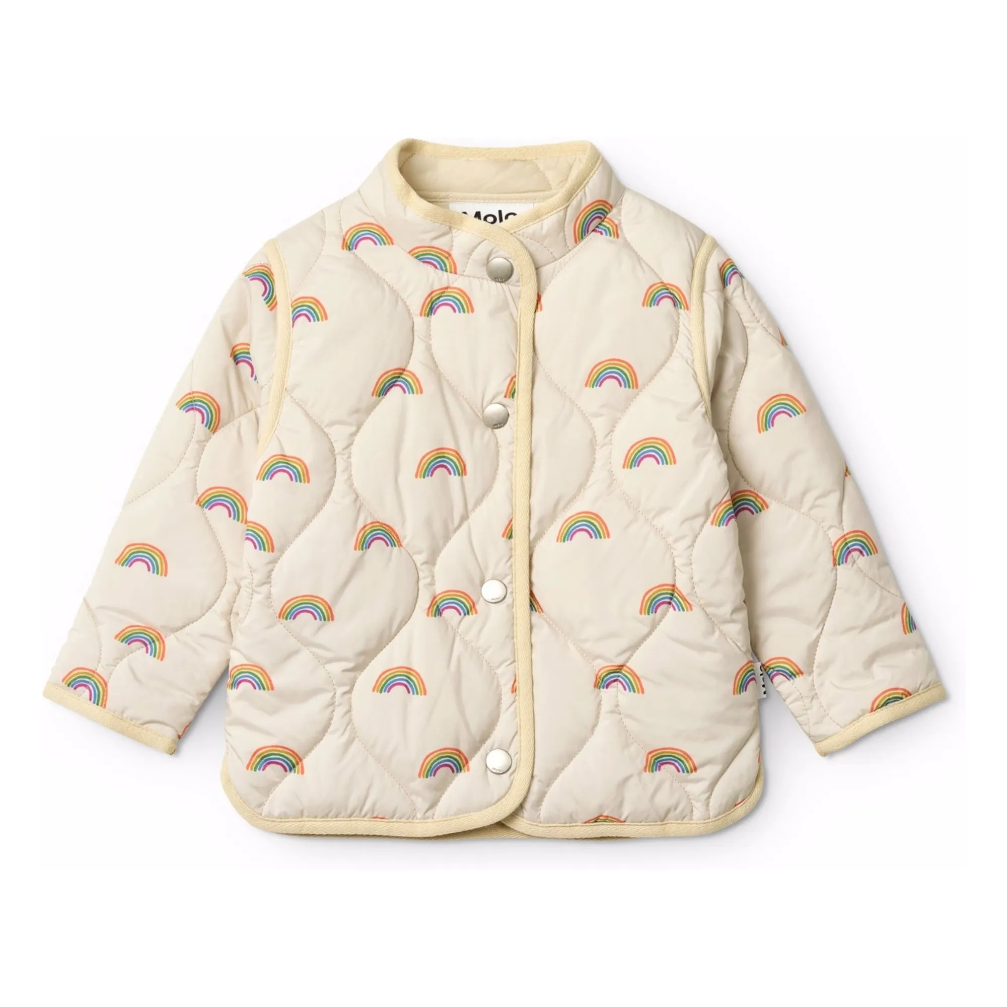 Molo Ecru Harrie Rainbow Recycled Fiber Jacket
