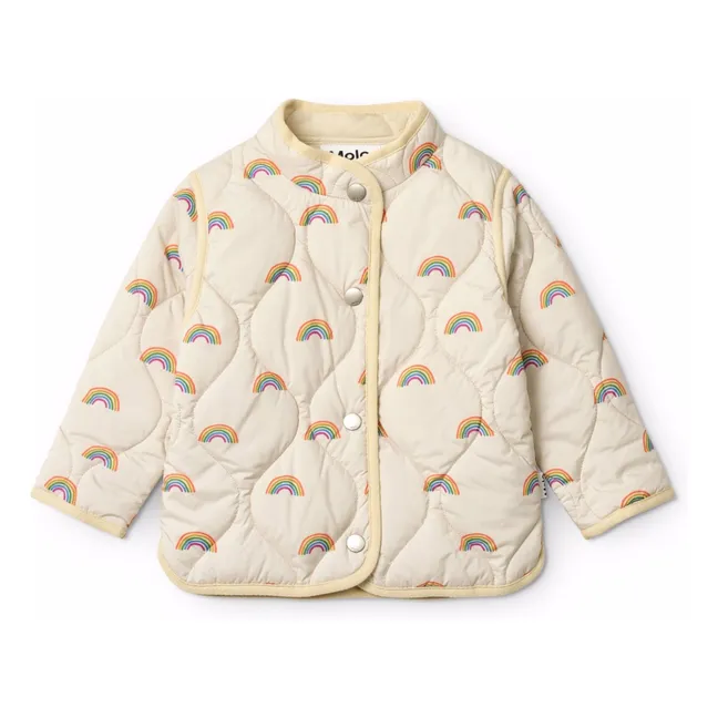 Veste Harrie Arcs-en-ciel Fibres Recyclées | Ecru