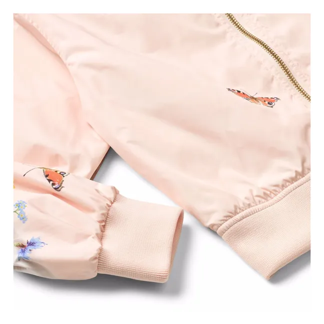 Bomber Haliva Papillons Fibres Recyclées | Rose pâle