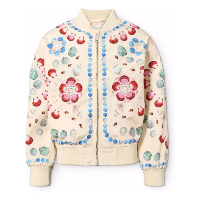 Bomber Haliva Coquillages Fibres Recyclées | Ecru