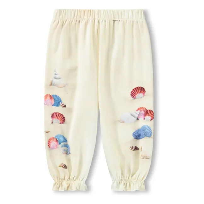 Selena Shell Jogger in cotone biologico | Ecru