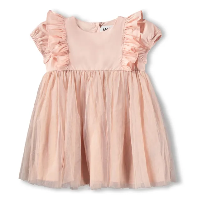 Cheyanne Ruffle Dress | Pale Pink