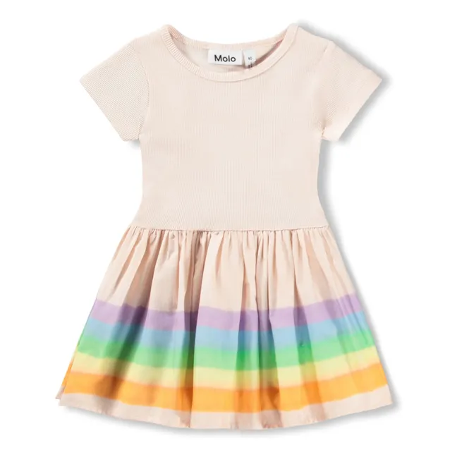 Robe Carin Coton Bio | Rose pâle