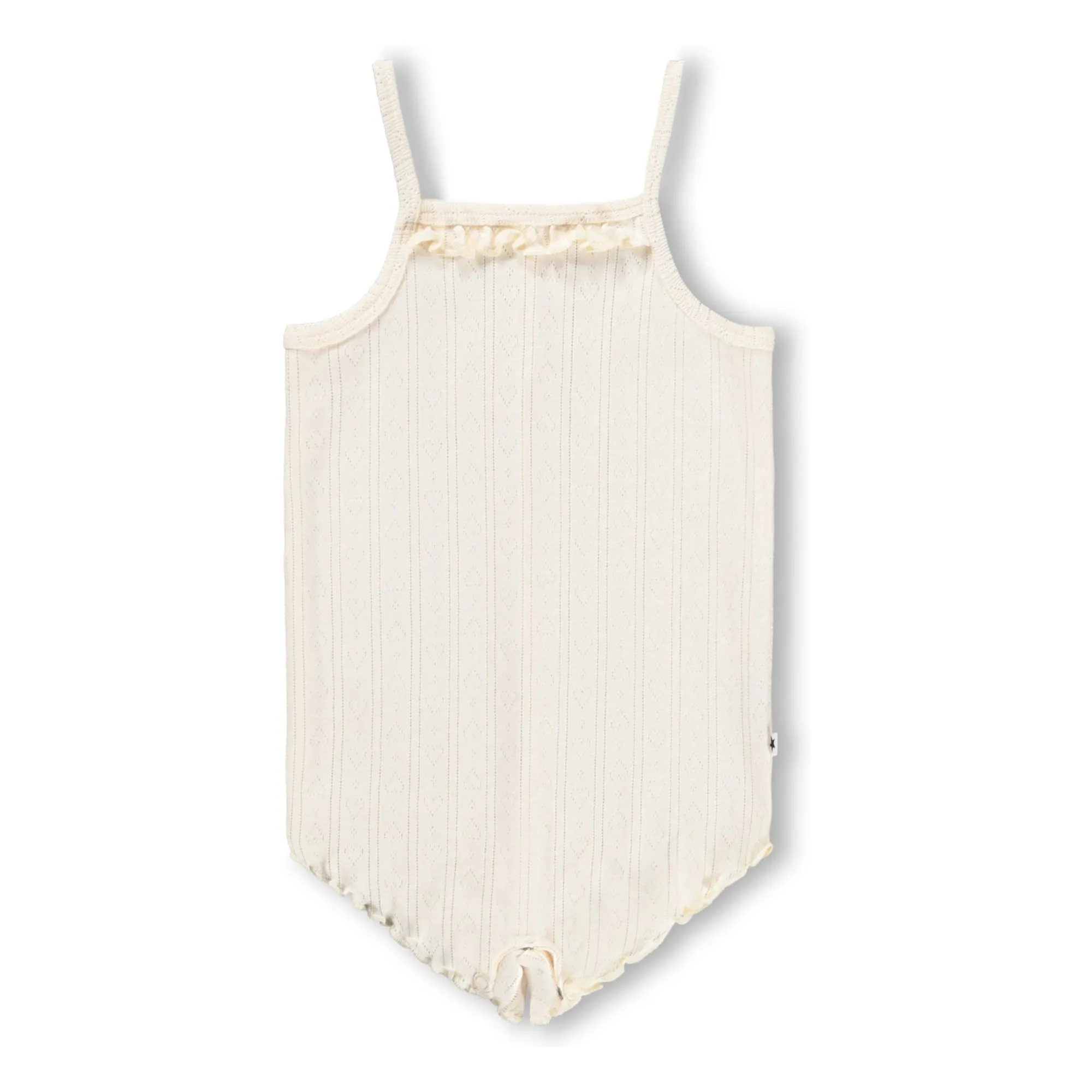 Molo Ivory Combishort Florie Cœurs Coton Bio